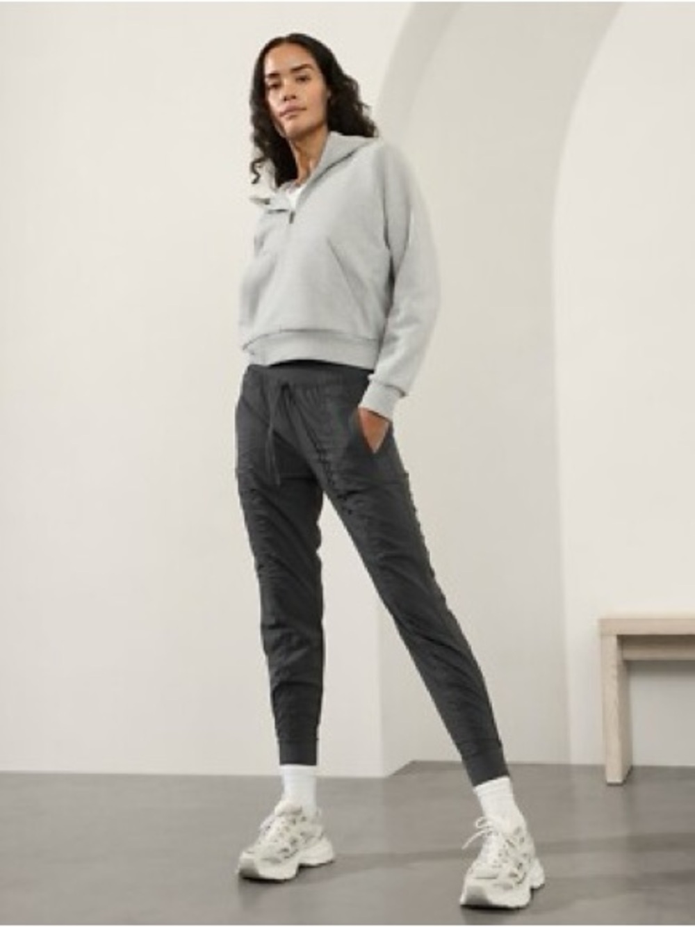 Attitude Mid Rise Jogger athleta - Picture 2 of 8